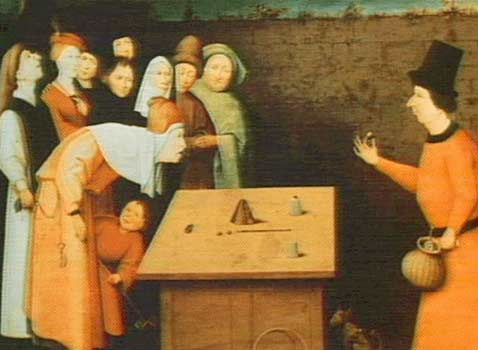Иероним Босх (Hieronymus Bosch), "Фокусник".